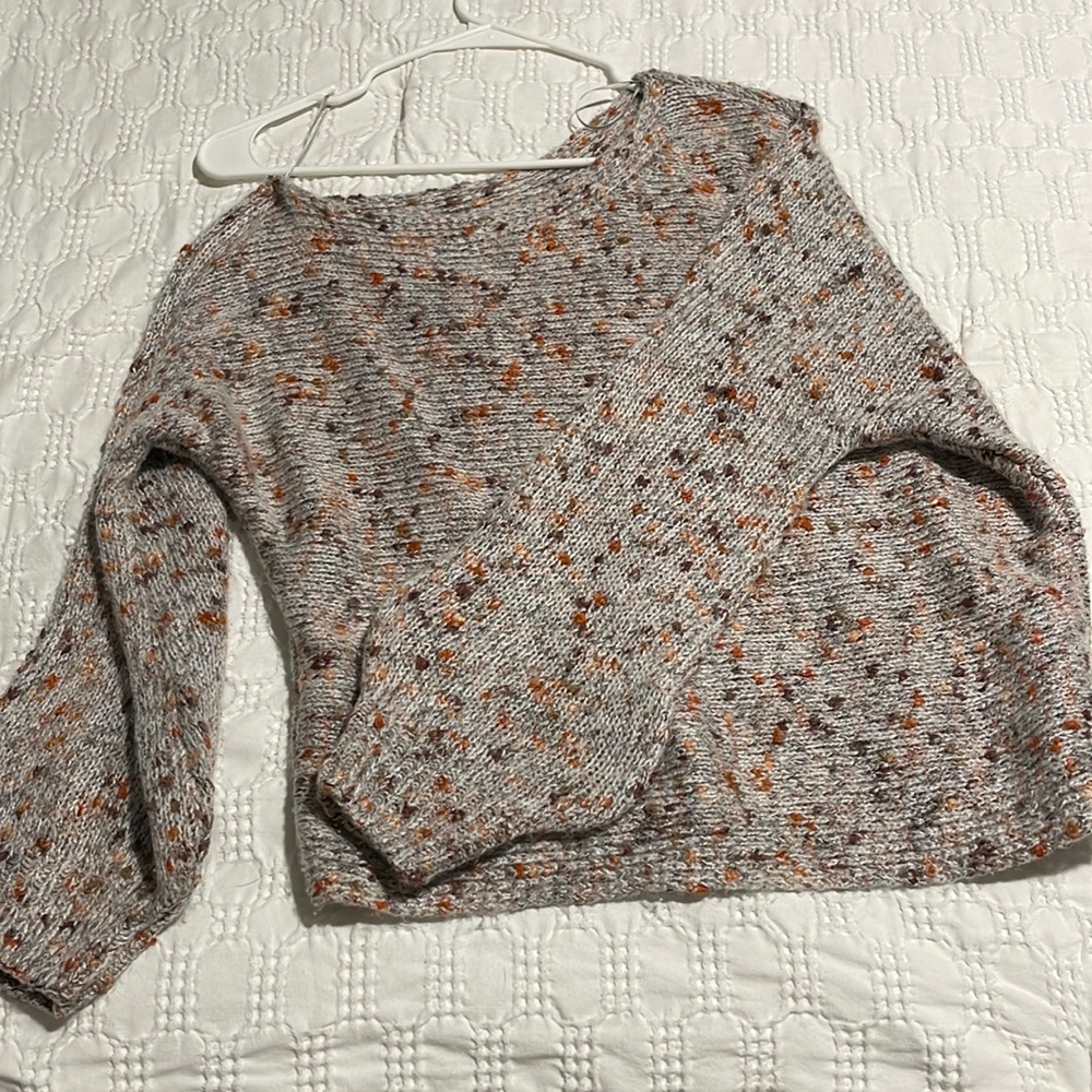 Off the shoulder fall sweater